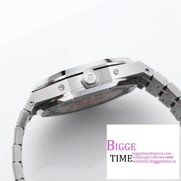 Royal Oak 41mm Complicated 26574 SS BBRF1:1 Best Edition Ice Blue Dial on SS Bracelet A5134 - Image 4