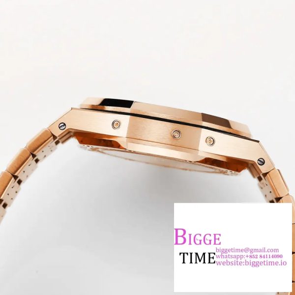 Royal Oak 41mm Complicated 26574 YG BBRF1:1 Best Edition Blue Dial on YG Bracelet A5134 - Image 6