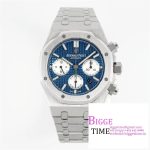 Royal Oak Chrono 26331 SS IPF 1:1 Best Edition Blue/White Dial on SS Bracelet A7750