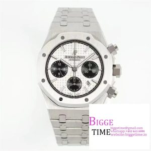 Royal Oak Chrono 26331 SS IPF 1:1 Best Edition White/Black Dial on SS Bracelet A7750