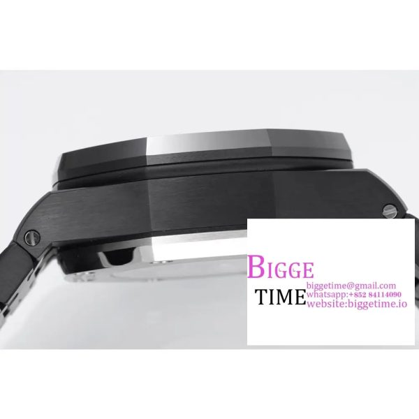 Royal Oak Offshore 42mm Black Ceramic APF 1:1 Best Edition Black Textured Dial on SS Bracelet A4404 - Image 7