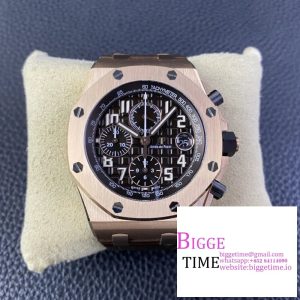 Royal Oak Offshore 42mm RG Brown Dial APF 1:1 Best Edition on RG Bracelet A3126
