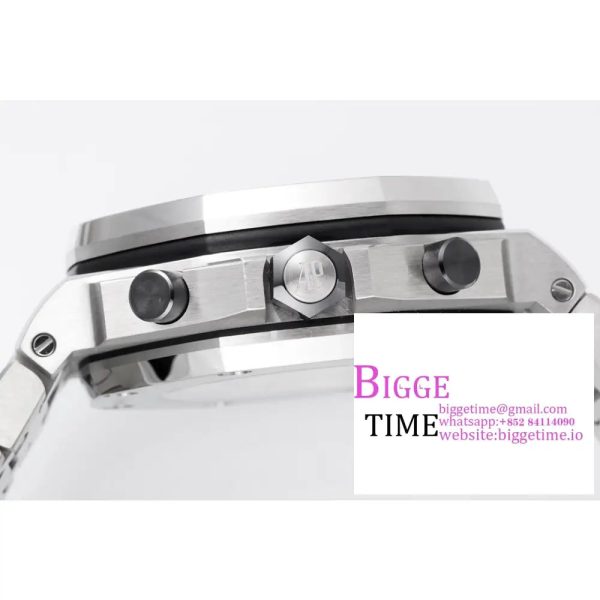 Royal Oak Offshore 42mm SS APF 1:1 Best Edition Gray Dial on SS Bracelet A4404 - Image 7