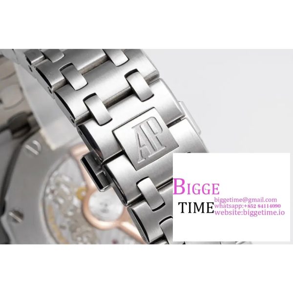 Royal Oak Offshore 42mm SS APF 1:1 Best Edition Gray Dial on SS Bracelet A4404 - Image 8