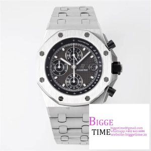 Royal Oak Offshore 42mm SS APF 1:1 Best Edition Gray Dial on SS Bracelet A4404