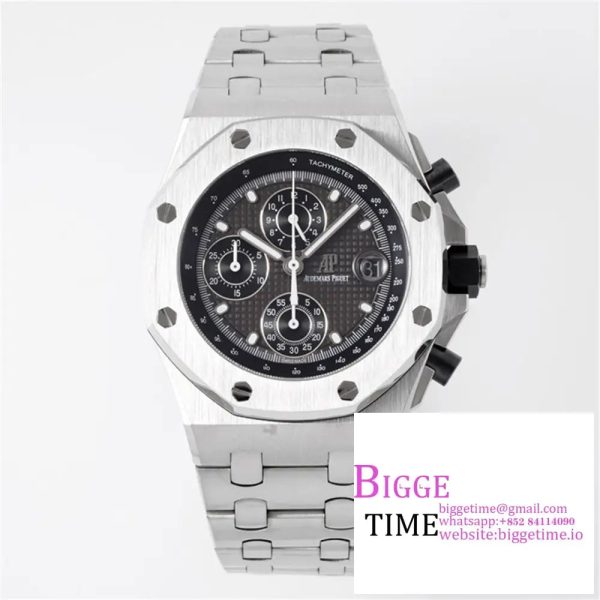 Royal Oak Offshore 42mm SS APF 1:1 Best Edition Gray Dial on SS Bracelet A4404
