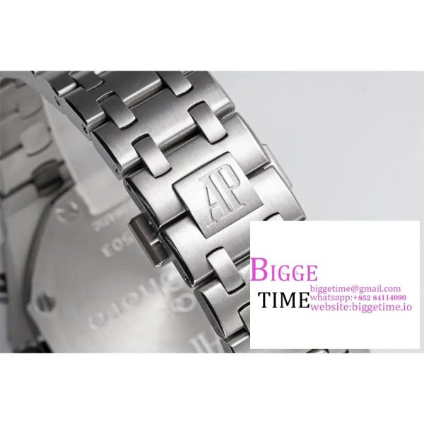 Royal Oak Offshore 42mm White Dial APF 1:1 Best Edition on SS Bracelet A3126 - Image 8