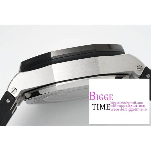 Royal Oak Offshore 44mm SS Ceramic Bezel APF 1:1 Best Edition White Dial on Rubber Strap A7750 - Image 8