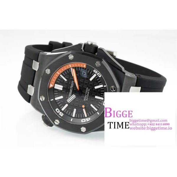 Royal Oak Offshore Diver 15707 Black Ceramic APSF 1:1 Best Edition SA3120 - Image 5