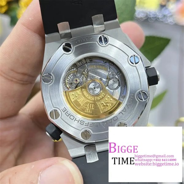 Royal Oak Offshore Diver 15710 APSF 1:1 Best Edition Black Checkered Dial on Black Rubber Strap A3120 - Image 8