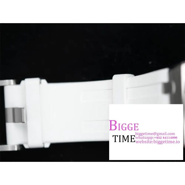 Royal Oak Offshore Diver 15710 APSF 1:1 Best Edition White Checkered Dial on White Rubber Strap A3120 - Image 4