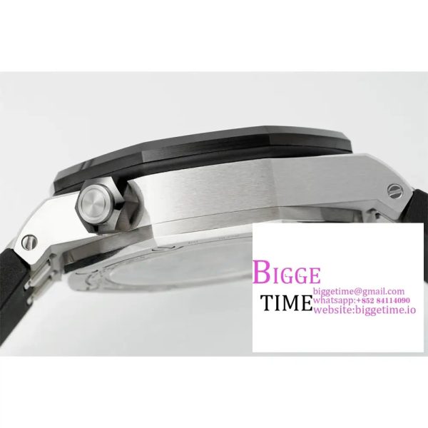 Royal Oak Offshore Diver 15720 SS APSF 1:1 Best Edition Black Dial Ceramic Bezel on Black Rubber Strap A4308 - Image 8