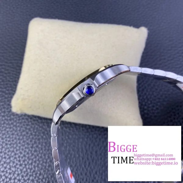 Santos  40mm YG Bezel White Dial YG/SS Bracelet AF MY9015 - Image 8