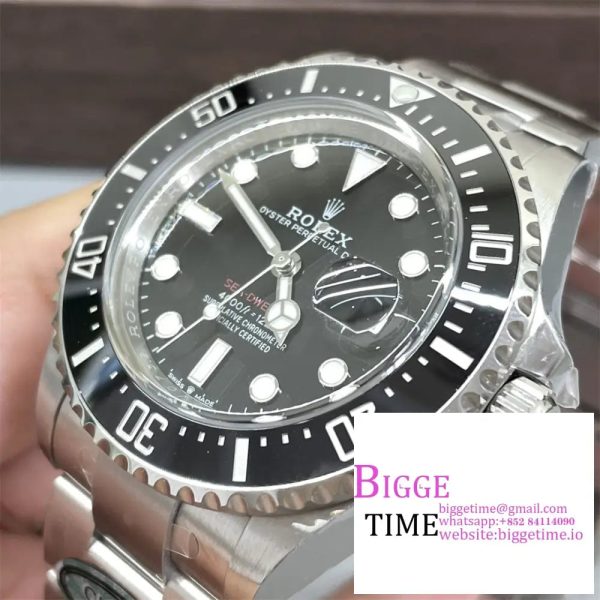 Sea-Dweller 126600 Clean 1:1 Best Edition 904L SS Case and Bracelet VR3235 - Image 3