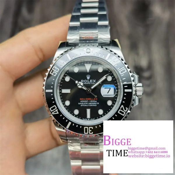 Sea-Dweller 126600 VSF 1:1 Best Edition 904L SS Case and Bracelet VS3235
