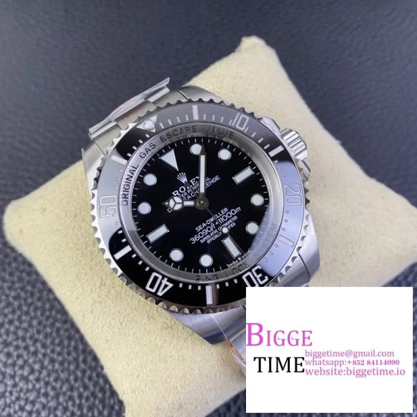 Sea-Dweller 126660 CSF 1:1 Best Edition 904L SS Case Black Dail and Bracelet VR3235 - Image 4