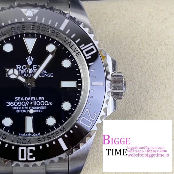 Sea-Dweller 126660 CSF 1:1 Best Edition 904L SS Case Black Dail and Bracelet VR3235 - Image 3
