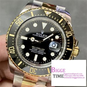 Sea-Dweller 43mm Two Tone SS/YG 126603 CSF Best Edition Black Dial on SS/YG Bracelet VR3235