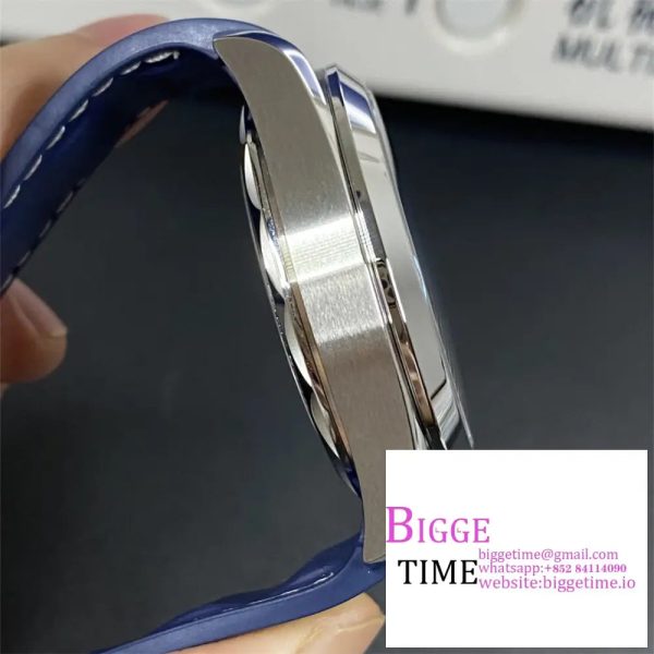 Seamaster 43mm AQUA TERRA 150M Worldtimer Blue Dial Blue Rubber Strap VSF A8938 - Image 4