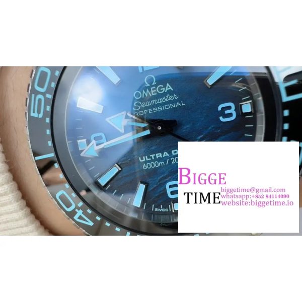Seamaster 6000M Ultra Deep 45.5mm Summer blue SS Bracelet VSF A8912 - Image 6