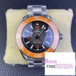 Seamaster 6000M Ultra Deep SS VSF 1:1 Best Edition Brown Dial Orange Bezel on SS Bracelet A8912