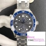 Seamaster Diver 2018 300M VSF Best Edition Blue Ceramic Gray Dial on SS Bracelet A8800