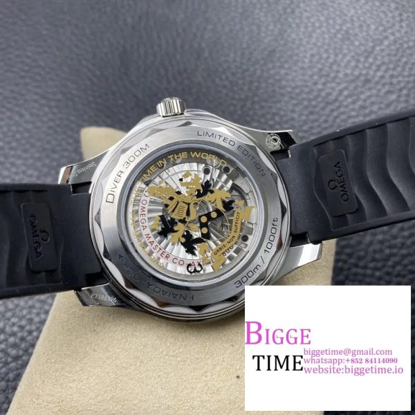 Seamaster Diver 300M 007 James Bond VSF 1:1 Best Edition On Black Rubber Strap A8800 - Image 10