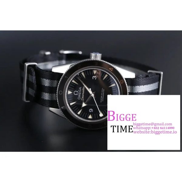 Seamaster Diver 300M Spectre 41mm Ceramic Black Dial NATO Strap VSF A8400 - Image 2