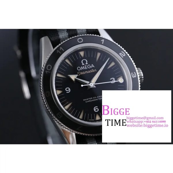Seamaster Diver 300M Spectre 41mm Ceramic Black Dial NATO Strap VSF A8400 - Image 6