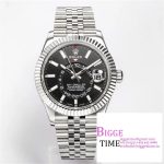 Skydweller 326934 SS JNF 1:1 Best Edition Black Dial on SS Bracelet Asian 23J