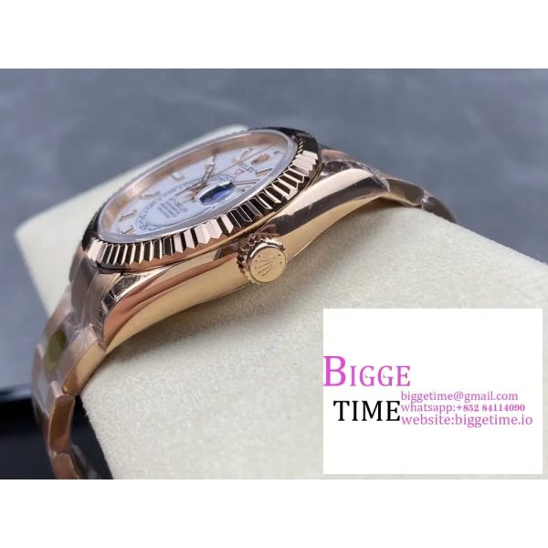 Skydweller 326935 RG JNF 1:1 Best Edition White Dial on RG Bracelet Asian 23J - Image 6