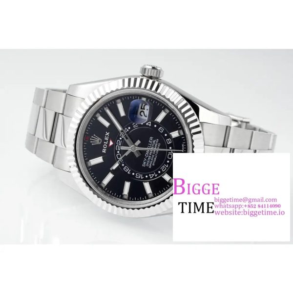 Skydweller 42mm 326934 Black Dial Oyster Bracelet ZF A2824 - Image 4