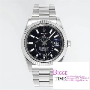 Skydweller 42mm 326934 Black Dial Oyster Bracelet ZF A2824
