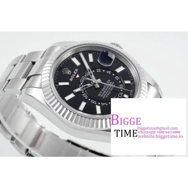 Skydweller 42mm 326934 Black Dial Oyster Bracelet ZF A2824 - Image 2