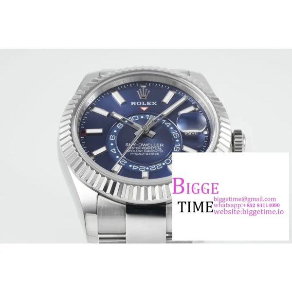 Skydweller 42mm 326934 Blue Dial Oyster Bracelet ZF A2824 - Image 7