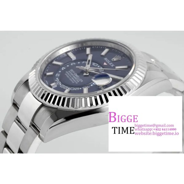 Skydweller 42mm 326934 Blue Dial Oyster Bracelet ZF A2824 - Image 4