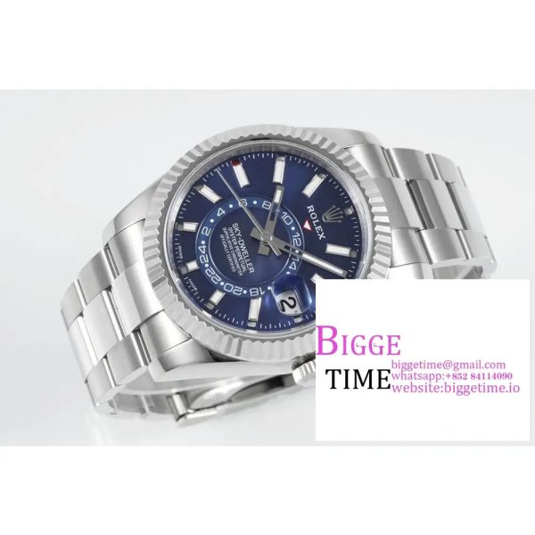 Skydweller 42mm 326934 Blue Dial Oyster Bracelet ZF A2824 - Image 2