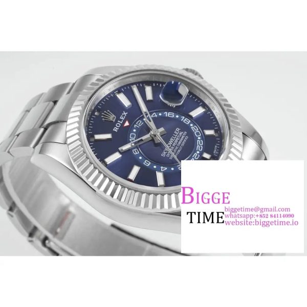 Skydweller 42mm 326934 Blue Dial Oyster Bracelet ZF A2824 - Image 3