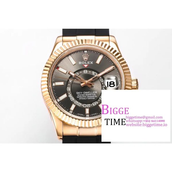 Skydweller 42mm 326934 RG Grey Dial Oysterflex Strap JWF A23J - Image 6