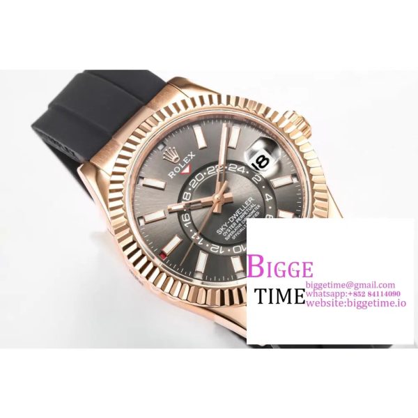 Skydweller 42mm 326934 RG Grey Dial Oysterflex Strap JWF A23J - Image 5