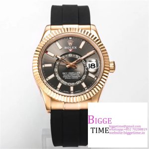 Skydweller 42mm 326934 RG Grey Dial Oysterflex Strap JWF A23J