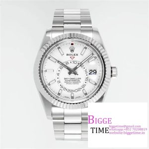 Skydweller 42mm 326934 White Dial Oyster Bracelet ZF A2824