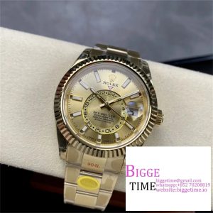 Skydweller 42mm 326934 YG YG Dial YG Oyster Bracelet JWF A23J