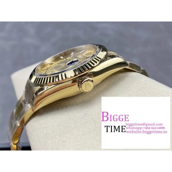 Skydweller 42mm 326934 YG YG Dial YG Oyster Bracelet JWF A23J - Image 8