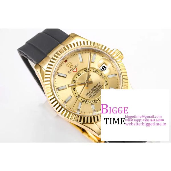 Skydweller 42mm 326934 YG YG Dial Oysterflex Strap JWF A23J - Image 6