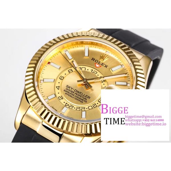 Skydweller 42mm 326934 YG YG Dial Oysterflex Strap JWF A23J - Image 4