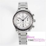 Speedmaster 40mm Racing Master White Dial SS Bracelet HRF A7750