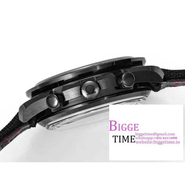 Speedmaster 44mm   Dark Side of The Moon Real Ceramic Black Dial BlackNylon Strap N1F A7750 - Image 8