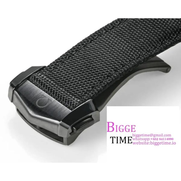Speedmaster 44mm   Dark Side of The Moon Real Ceramic Black Dial BlackNylon Strap N1F A7750 - Image 10