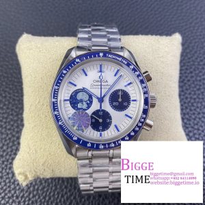 Speedmaster Professional “Silver Snoopy Award” 50th Anniversary OSF 1:1 Best Edition on SS Bracelet A3861